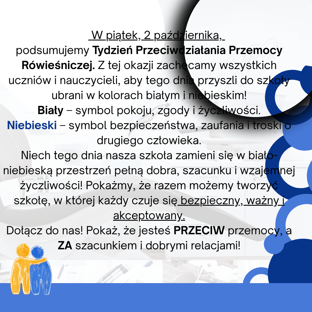 Tydzień Przeciwdziałania Przemocy Rówieśniczej