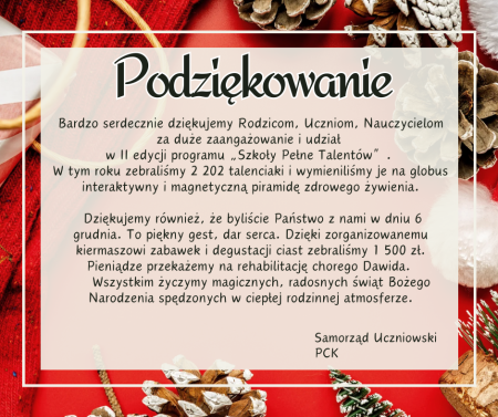 Podziękowania