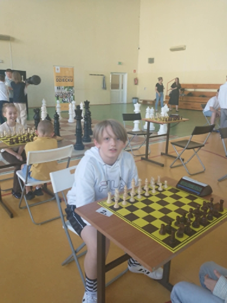 Szymon Kaszuba z klasy III a, zajął III miejsce w Szachowych Mistrzostwach Szkół Podstawow